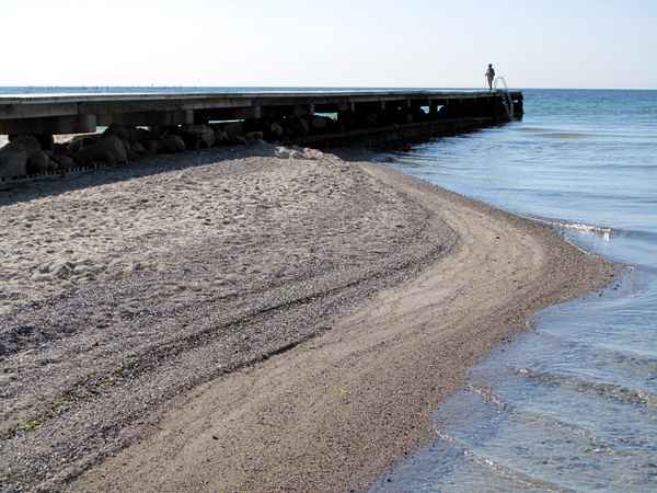 Blick vom Strand aus