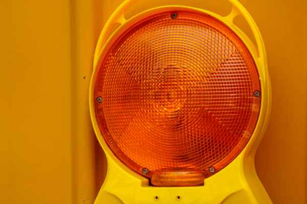 Warnleuchte für Baustellen
