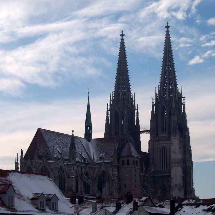 Winderlandschaft in Regensburg