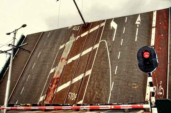 Zugbrücke in Amsterdam