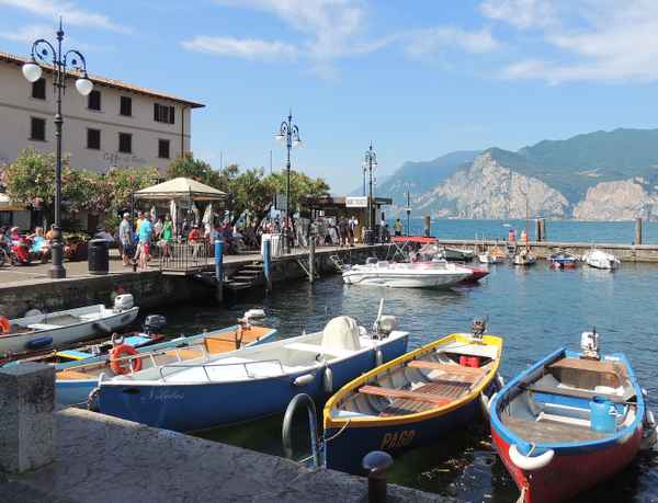 Malcesine, Hafenblick