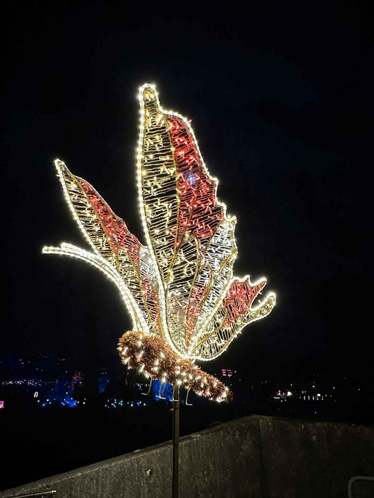 Leuchtender Schmetterling