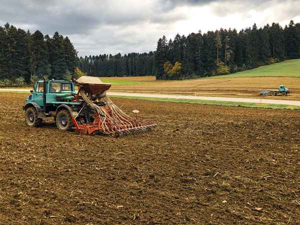 Feldarbeit im Herbst