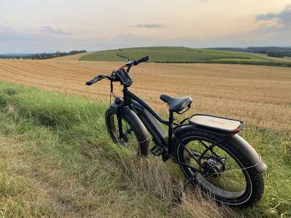 EBike und Abendstimmung