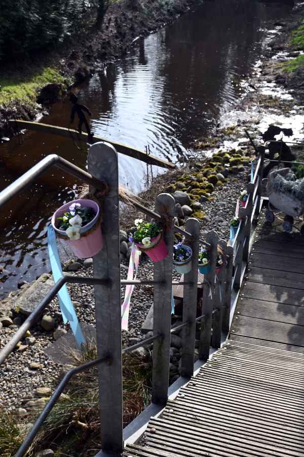 Treppe sch&ouml;n dekoriert