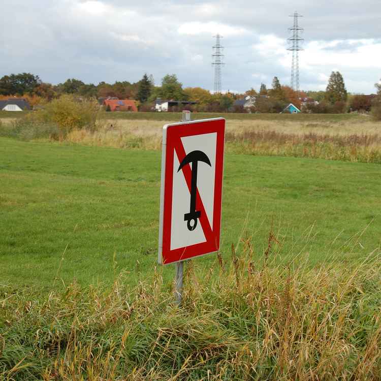Ankern verboten