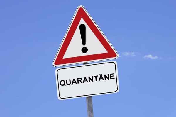 Quarantäne - Achtung &#8211; Coronavirus
