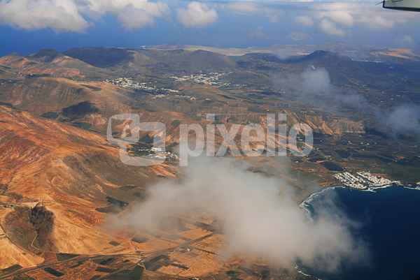 Rückflug über Lanzarote