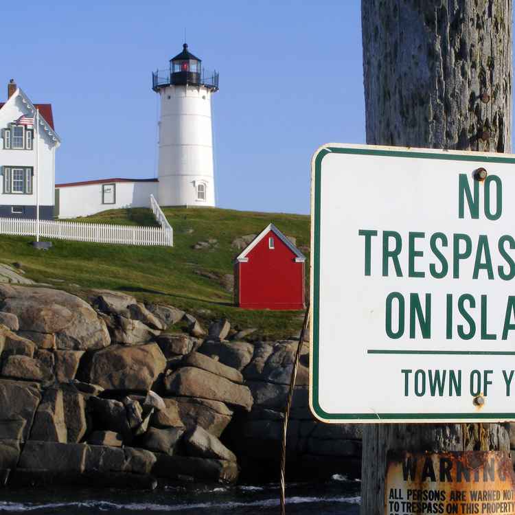 Nubble Lighthouse in Maine/USA