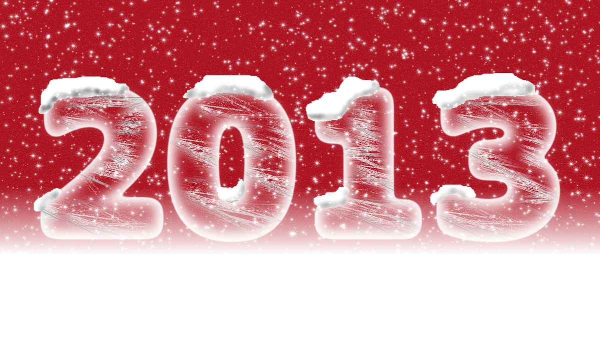 Neues Jahr 2013
