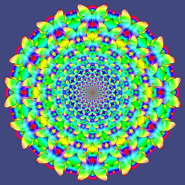 Mandala Schmetterlinge
