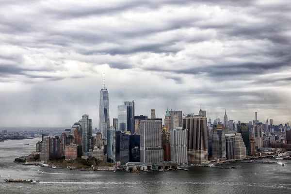 Wolken über Manhattan
