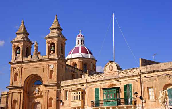 Im Zentrum von Marsaxlokk