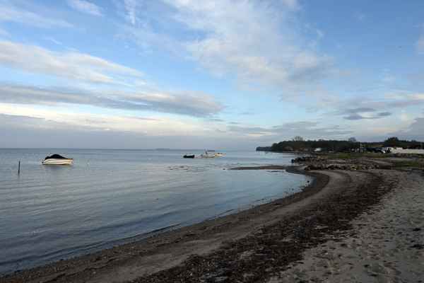 Binderup Strand am Abend