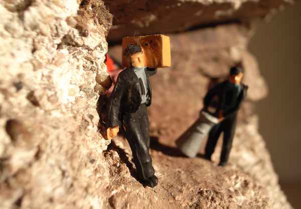 Schmuggler bei der Arbeit