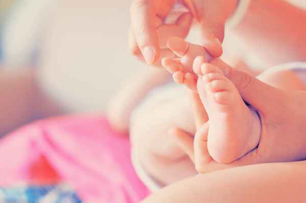 Baby Füßchen - groß und klein