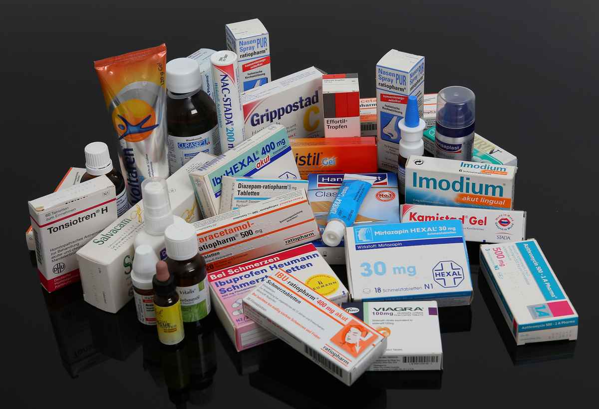 Verschiedene Medikamente