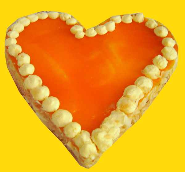 Herztorte Maracuja / Mango