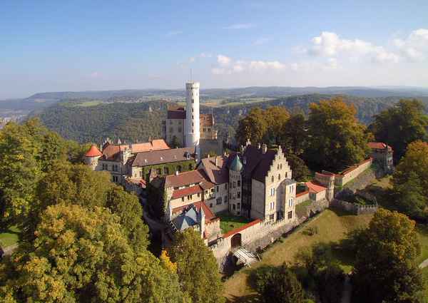 Schloss Lichtenstein - Gesamtansicht
