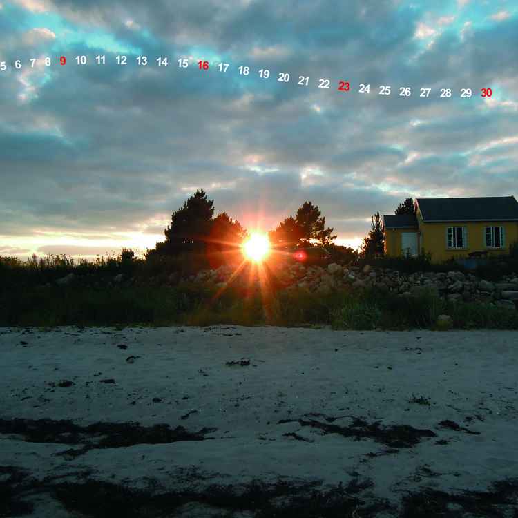 Kalender 2013 - Langeland Dänemark - Juni