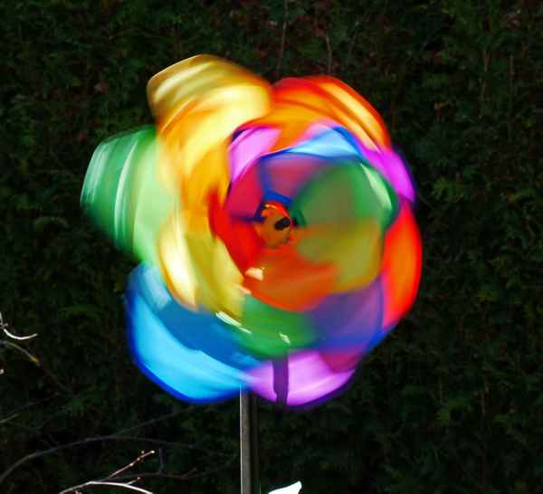 Windspiel im Wind