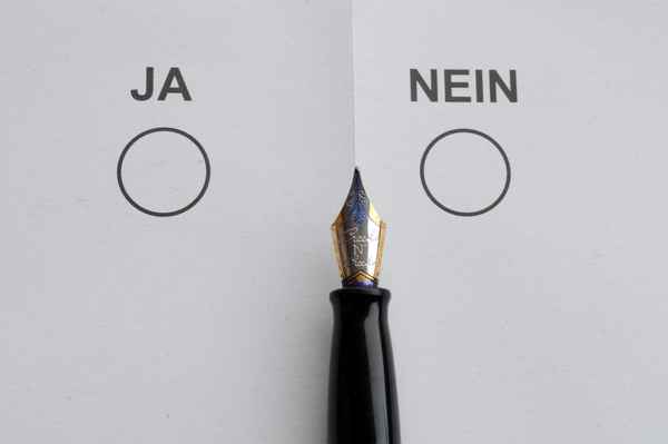 Ja oder nein beim Bürgerentscheid?