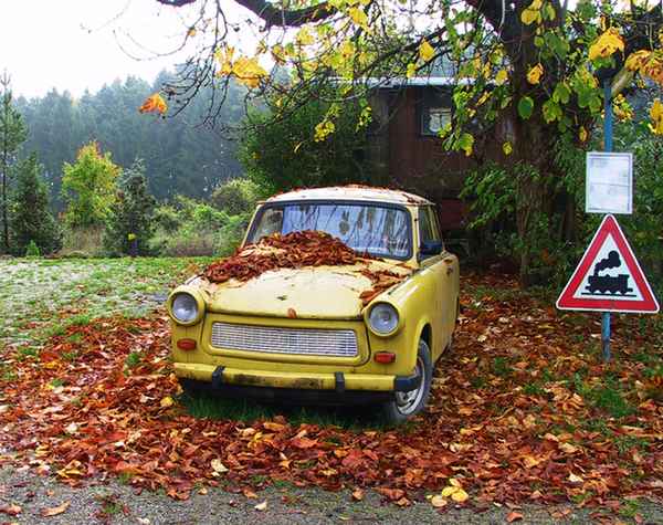 ausgestiegen - ehemaliges Traumauto