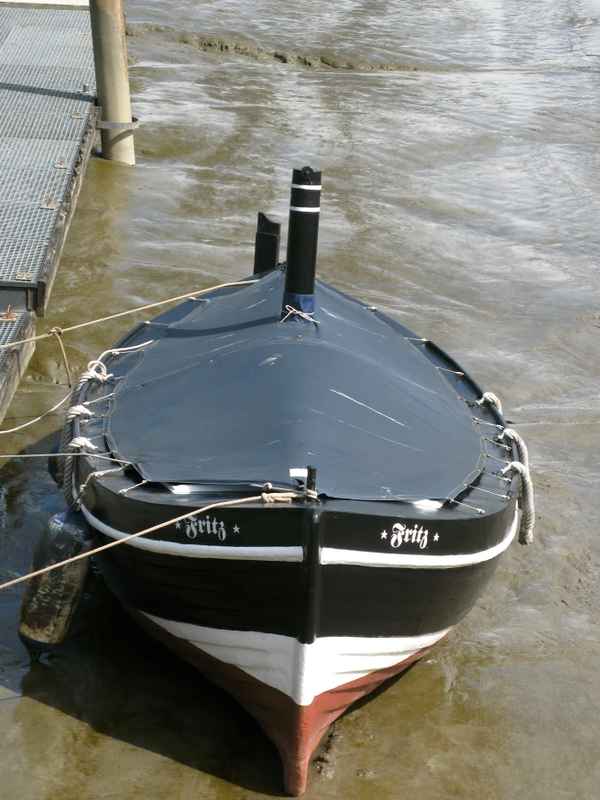 Ebbe und Fritz liegt auf dem Trockenen