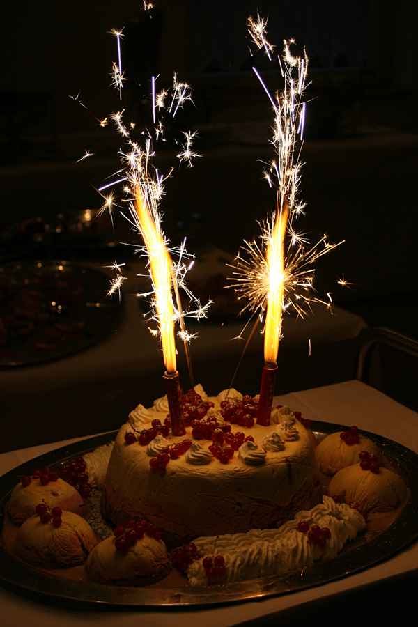Eisbombe bei einer Hochzeit