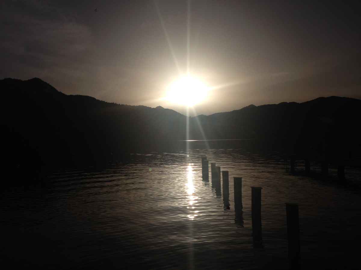 Sonnenuntergang Tegernsee