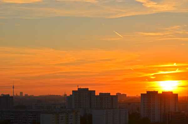 Berlin - kurz vor Sonnenuntergang