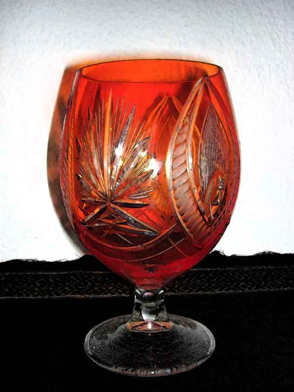 Handgeschliffener Cognacschwenker