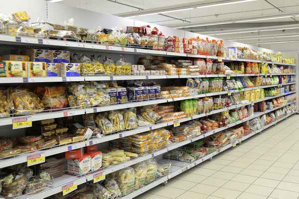 Supermarkt - Supermarktregal