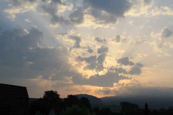 Sonnenaufgang im Schwarzwald