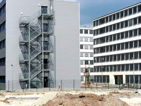 Nottreppe an Fassade
