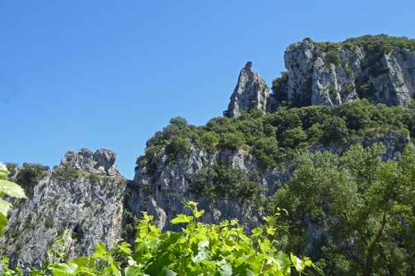 Unterwegs in die Ardèche-Schlucht