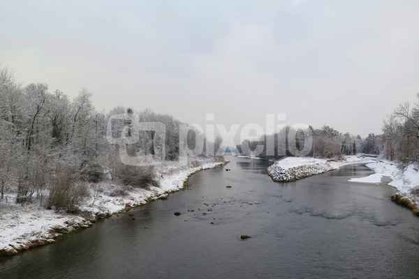 Winterliche Auenlandschaft
