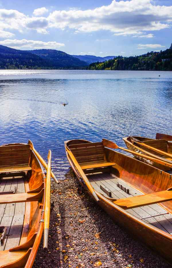 Herbstlicher Titisee hoch