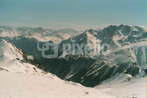 Schweizer Berge Samnaun