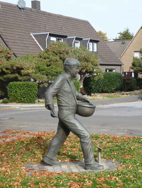 Bronzeskulptur Landwirt