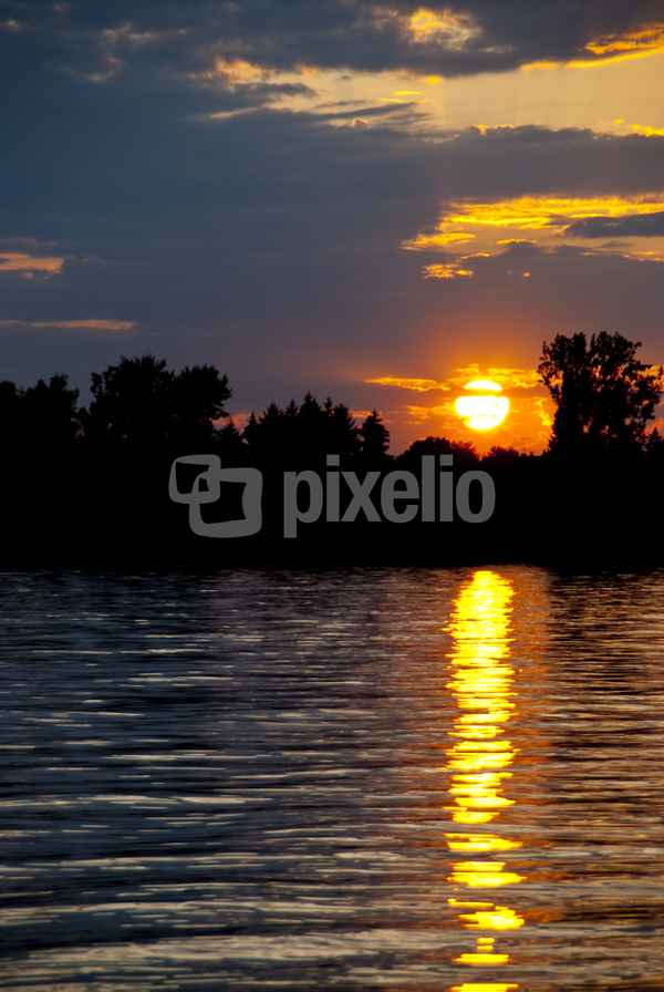 Sonnenuntergang Wasserburg