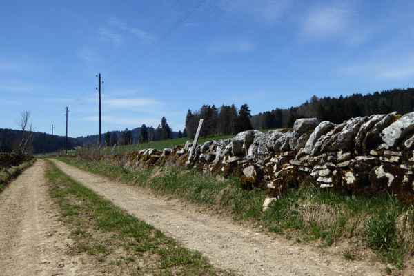 Teilstück der Trans-Jura-Route