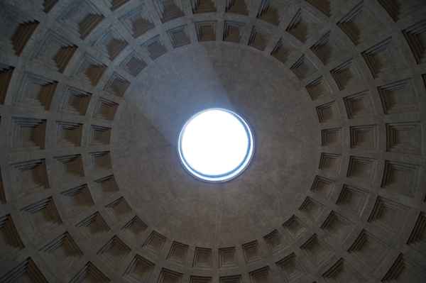 Erleuchtung im Pantheon