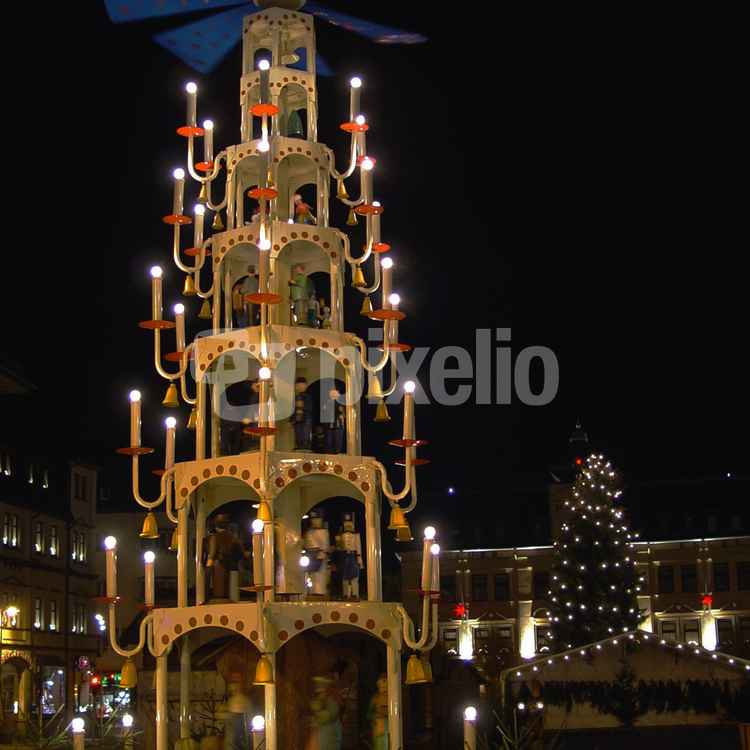 Weihnachtspyramide in Aue