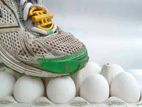 Wie auf rohen Eiern - Training bei Blitzeis