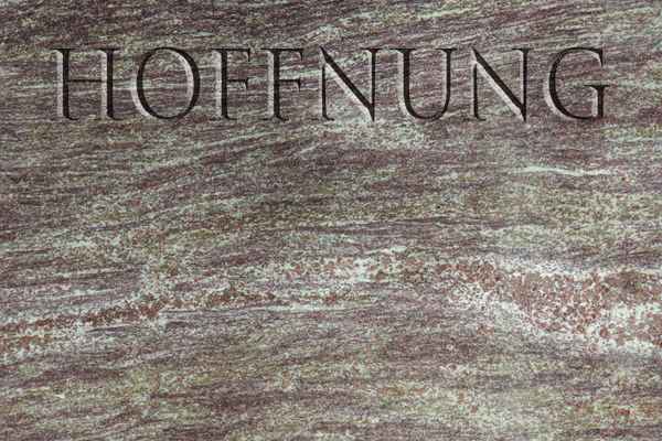 Hoffnung Marmor grau-grün
