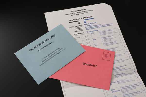 Bundestagswahl 2013 Briefwahl