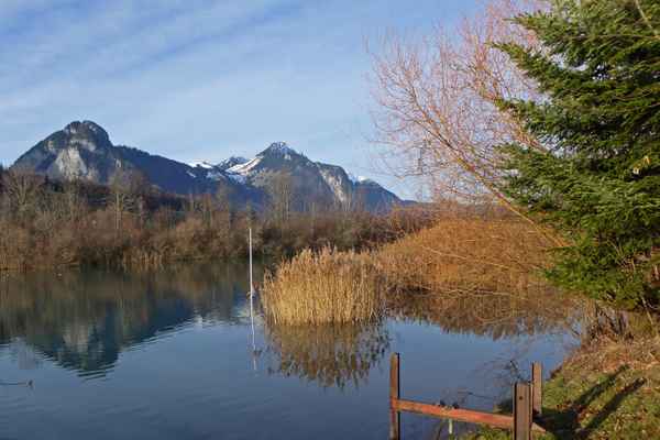 Dezemberstimmung am kleinen See