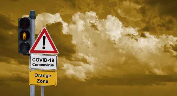 Corona-Ampel – orange Zone