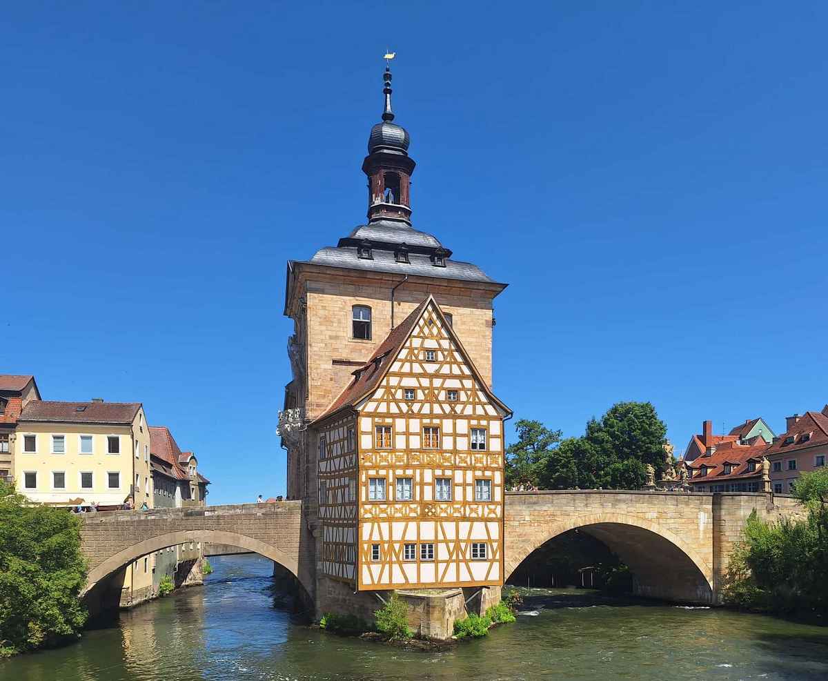 Das alte Rathaus in Bamberg